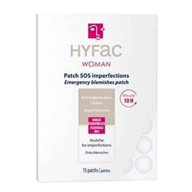 HYFAC WOMEN PATCHS SOS ANTI-IMPERFECTIONS . 15 PATCHS – soins anti-âge et anti-rides / Premières Rides | Hyfac - Visage Tunisie 
