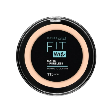 MAYBELLINE Poudre Fit Me Matte and Poreless 115 Ivory – Maquillage / Poudre | Maybelline - Visage Tunisie | Miral Parapharmacie