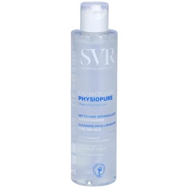 SVR Physiopure Eau Micellaire 200ml – Démaquillants, nettoyants visage / Eau micellaire, tonique,  | SVR - Visage Tunisie | Mira