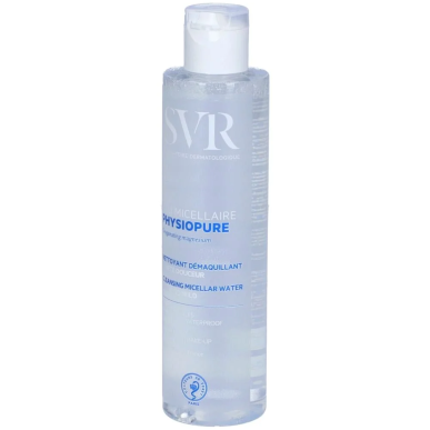 SVR Physiopure Eau Micellaire 200ml – Démaquillants, nettoyants visage / Eau micellaire, tonique,  | SVR - Visage Tunisie | Mira