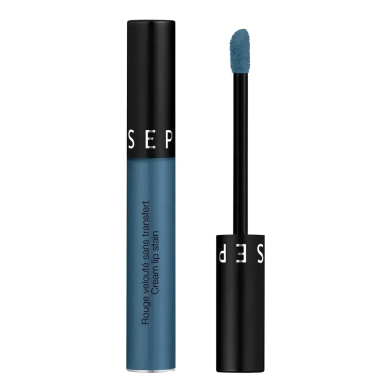 SEPHORA Cream Lip Stain Rouge À Lèvres Mat 104 Stone Blue – Maquillage / Rouge à lèvres et crayon | SEPHORA - Visage Tunisie | M