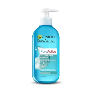 GARNIER PURE-ACTIVE Gel nettoyant assainissant – Démaquillants, nettoyants visage / Gel, crème, huile | Garnier - Visage Tunisie