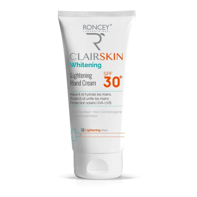 Roncey Clairskin Creme à Mains SPF 30+ 100ml – Soins des mains | Roncey - Corps Tunisie | Miral Parapharmacie