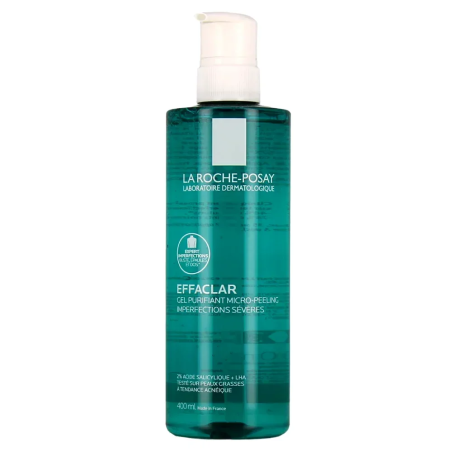 La Roche Posay Effaclar Gel Purifiant Micro-Peeling 400 ml – Démaquillants, nettoyants visage / Gel, crème, huile | LA ROCHE POS