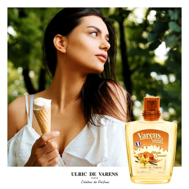 Varens Sweet Eau de Parfum Vanille Caramel 50ml – Parfum | Ulric de Varens - Corps Tunisie | Miral Parapharmacie