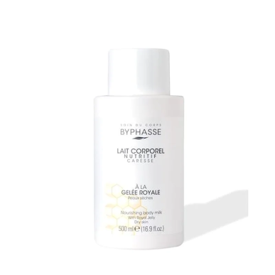 BYPHASSE Lait Corporel Nutritif A La Gelee Royale 500ml – Soins Corps / Lait Hydratant Corps | Byphasse - Corps Tunisie | Miral 