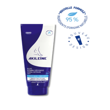 AKILEINE Baume Hydra Defense 125ml – Soins des pieds / Pieds secs et abîmés | Akileine - Corps Tunisie | Miral Parapharmacie