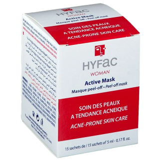 HYFAC Woman Active Mask 15 Sachets – Soins Corps / Gommages Exfoliants | Hyfac - Corps Tunisie | Miral Parapharmacie