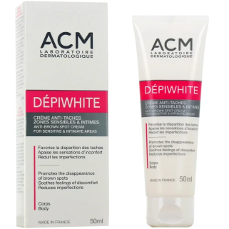 ACM Dépiwhite Crème Anti-Taches Zones Sensibles et Intimes 50ml – soins anti-taches et dépigmentants | ACM - Visage Tunisie | Mi
