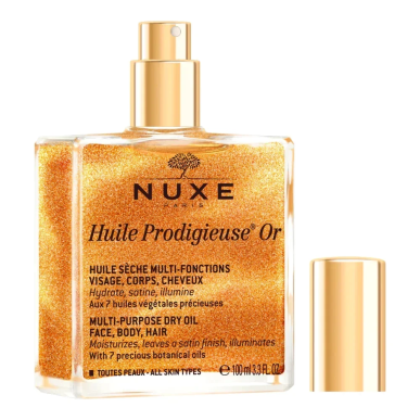 NUXE Huile Prodigieuse Or 100ml – Huiles Sèches | NUXE - Corps Tunisie | Miral Parapharmacie