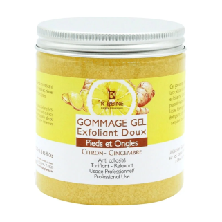 K-Reine Gommage Gel Pied Citron Gingembre 250ml – Soins des pieds | K-REINE - Corps Tunisie | Miral Parapharmacie