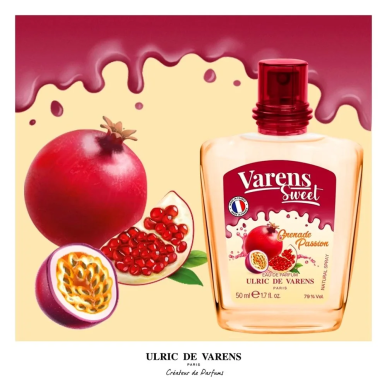 Varens Sweet Eau de Parfum Grenade Passion 50ml – Parfum | Ulric de Varens - Corps Tunisie | Miral Parapharmacie