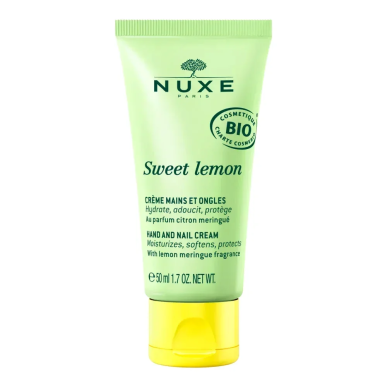 NUXE Sweet Lemon Crème pour Mains et Ongles Hydratante 50ml – Soins des mains | NUXE - Corps Tunisie | Miral Parapharmacie