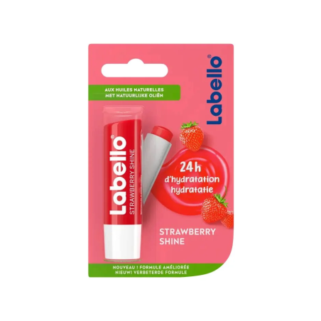 Labello Stick lèvres Hydratant Fraise – Yeux et Lèvres / Sticks baumes lèvres et réparateurs | Labello - Visage Tunisie | Miral 