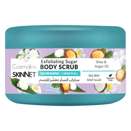 Cosmaline Gommage Corps Nourrissante Exfoliant au Sucre Peau Seche 250ml – Soins Corps / Gommages Exfoliants | Cosmaline - Corps