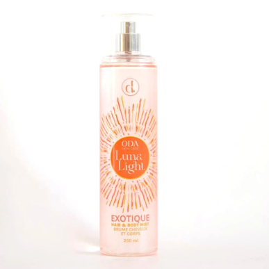 ODA Brume Cheveux et Corps Exotique 250ml – Soins Corps / Brume pour le Corps | ODA Skin Care - Corps Tunisie | Miral Parapharma