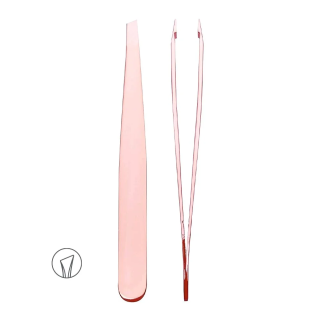 TITANIA Pince à Epiler Incliné 1091/75RGB B Rose Gold – Epilation | Titania - Corps Tunisie | Miral Parapharmacie