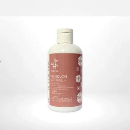 HERBÉOS Gel Douche Voluptueux Collagène & Vanille 250 ml | Herbeos - Corps Tunisie | Miral Parapharmacie