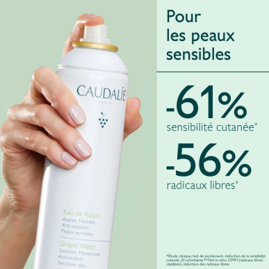 Caudalie Eau de Raisin 200ml – Soins Corps / Brume pour le Corps | Caudalie - Corps Tunisie | Miral Parapharmacie