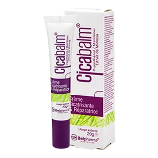 Cicabalm Crème Cicatrisante et Réparatrice 20gr – Soins spécifiques / Crème cicatrisante | Belpharma - Corps Tunisie | Miral Par
