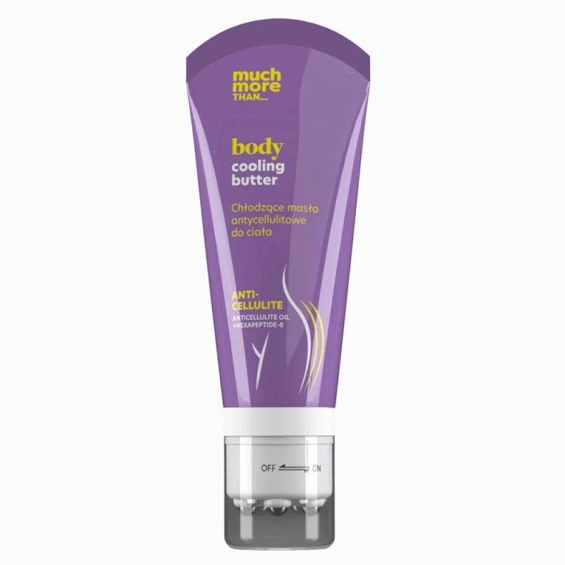 Much More Than Beurre Rafraîchissant Anti-Cellulite avec Masseur 220ml