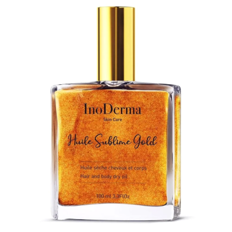 INODERMA Huile Sublime Gold 100ml – Huiles Sèches | INODERMA - Corps Tunisie | Miral Parapharmacie
