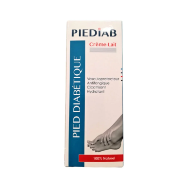 Phytoever Piediab Creme Lait Pied Diabetique 100ml – Soins des pieds | Marque de confiance - Corps Tunisie | Miral Parapharmacie