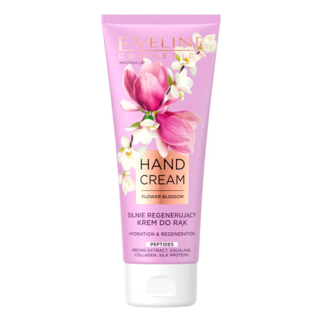Eveline Flower Blossom Crème Régénératrice Intense Mains 75ml – Soins des mains | Eveline - Corps Tunisie | Miral Parapharmacie