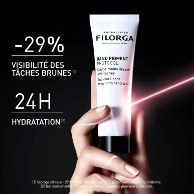 Filorga HAND PIGMENT PROTOCOL Crème Main Lissante Anti-Taches 50ml – Soins des mains | FILORGA - Corps Tunisie | Miral Parapharm