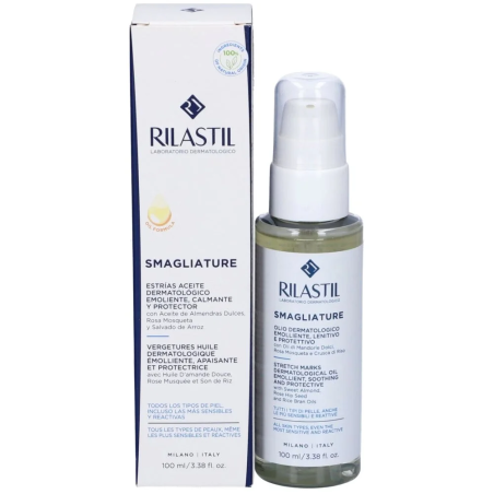 Rilastil Huile Anti-Vergetures 100ml – Soins spécifiques / Anti vergetures | Rilastil - Corps Tunisie | Miral Parapharmacie