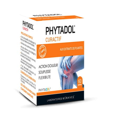 Phytadol Curactif 60 gelules – Articulations | Keravel - Corps Tunisie | Miral Parapharmacie