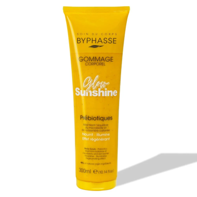Byphasse Gommage Corporel Glow Sunshine Exfoliants 300ml – Soins Corps / Gommages Exfoliants | Byphasse - Corps Tunisie | Miral 