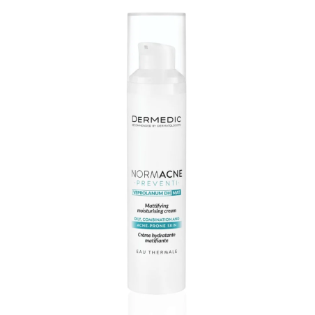 Dermedic Normacne Crème Hydratante Matifiante 40ml – Soins hydratants et nourrissants | DERMEDIC - Visage Tunisie | Miral Paraph