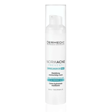 Dermedic Normacne Crème Hydratante Matifiante 40ml – Soins hydratants et nourrissants | DERMEDIC - Visage Tunisie | Miral Paraph