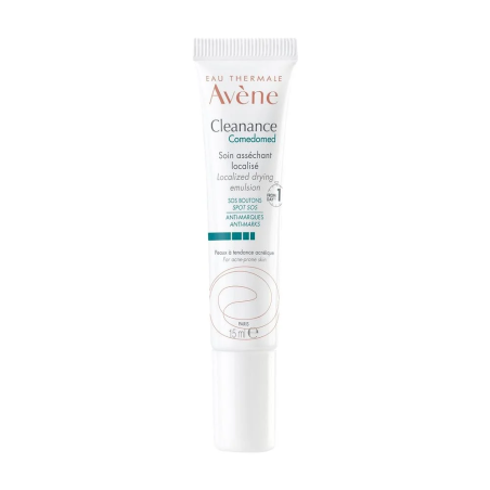 Avène Cleanance Comedomed Soin Asséchant Localisé 15ml – Soins peau grasse, mixte et acné / Peaux à imperfections | AVENE - Visa