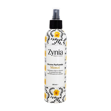 Zynia Brume Parfumée au Monoi 250ml – Soins Corps / Brume pour le Corps | Zynia - Corps Tunisie | Miral Parapharmacie