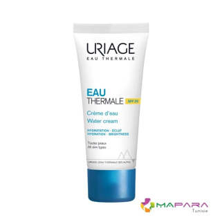 URIAGE Crème d’Eau Légère SPF20 40ml – Soins Corps / Hydratation et Nutrition Corps | URIAGE - Corps Tunisie | Miral Parapharmac