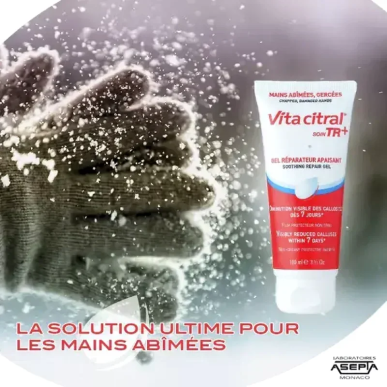 VITA CITRAL Soin Tr+ Gel Réparateur Apaisant 75 ML – Soins Corps | VITA CITRAL - Corps Tunisie | Miral Parapharmacie