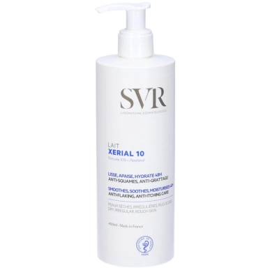 SVR Xerial 10 Lait Corps 400ml – Soins Corps / Lait Hydratant Corps | SVR - Corps Tunisie | Miral Parapharmacie