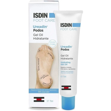 ISDIN Foot Care Ureadin Podos Gel Huile Hydratant pour Pieds Secs 75ml – Soins des pieds / Pieds secs et abîmés | ISDIN - Corps 