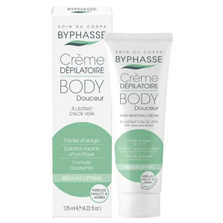 Byphasse Creme Depilatoire à L’aloe Vera 125ml – Epilation | Byphasse - Corps Tunisie | Miral Parapharmacie