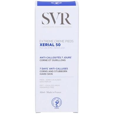 SVR Xérial 50 Extrême Crème Pieds 50ml – Soins des pieds | SVR - Corps Tunisie | Miral Parapharmacie
