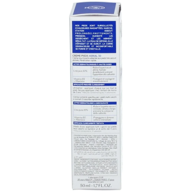 SVR Xérial 30 Crème Pieds 50ml – Soins des pieds / Pieds secs et abîmés | SVR - Corps Tunisie | Miral Parapharmacie