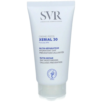 SVR Xérial 30 Crème Pieds 50ml – Soins des pieds / Pieds secs et abîmés | SVR - Corps Tunisie | Miral Parapharmacie