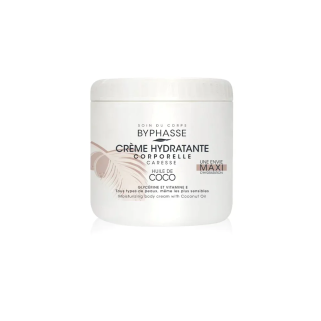 BYPHASSE Creme Hydra Corps à L’huile De Coco 500 ml – Soins Corps / Hydratation et Nutrition Corps | Byphasse - Corps Tunisie | 
