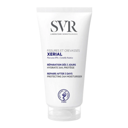 SVR Xérial Fissures et Crevasses 50 ml – Soins des pieds / Pieds secs et abîmés | SVR - Corps Tunisie | Miral Parapharmacie