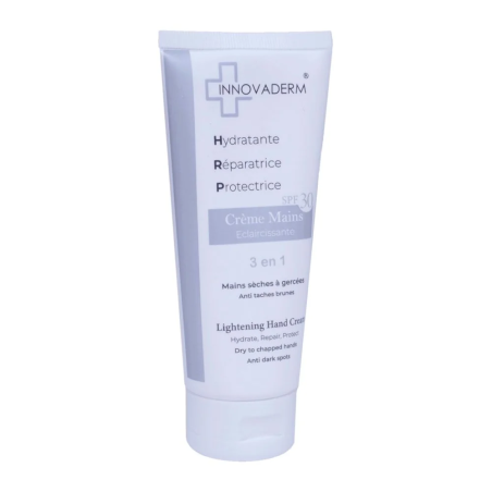 Innovaderm Creme Mains Eclaircissante SPF30 100ml – Soins des mains | INNOVADERM - Corps Tunisie | Miral Parapharmacie