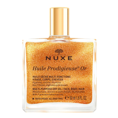 NUXE Huile Prodigieuse Or 50ml – Huiles Sèches | NUXE - Corps Tunisie | Miral Parapharmacie