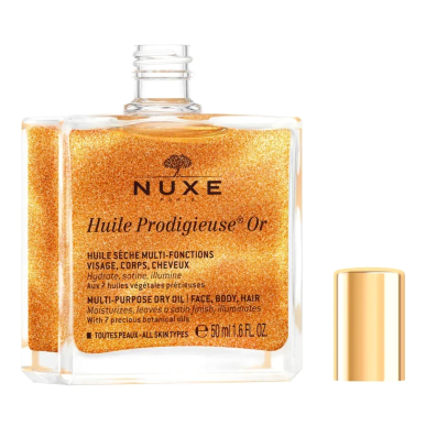 NUXE Huile Prodigieuse Or 50ml – Huiles Sèches | NUXE - Corps Tunisie | Miral Parapharmacie
