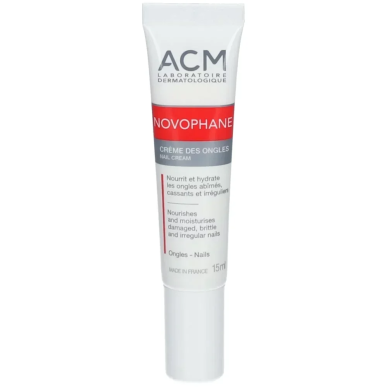ACM NOVOPHANE Crème Soin des Ongles 15ml – Soins des mains | Novophane - Corps Tunisie | Miral Parapharmacie